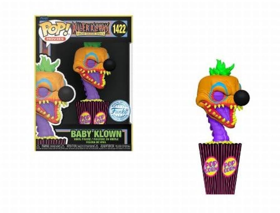 #1422 Baby Klown SPECIAL EDITION Killer Klowns From Outer Space Blacklight Movies Funko Pop