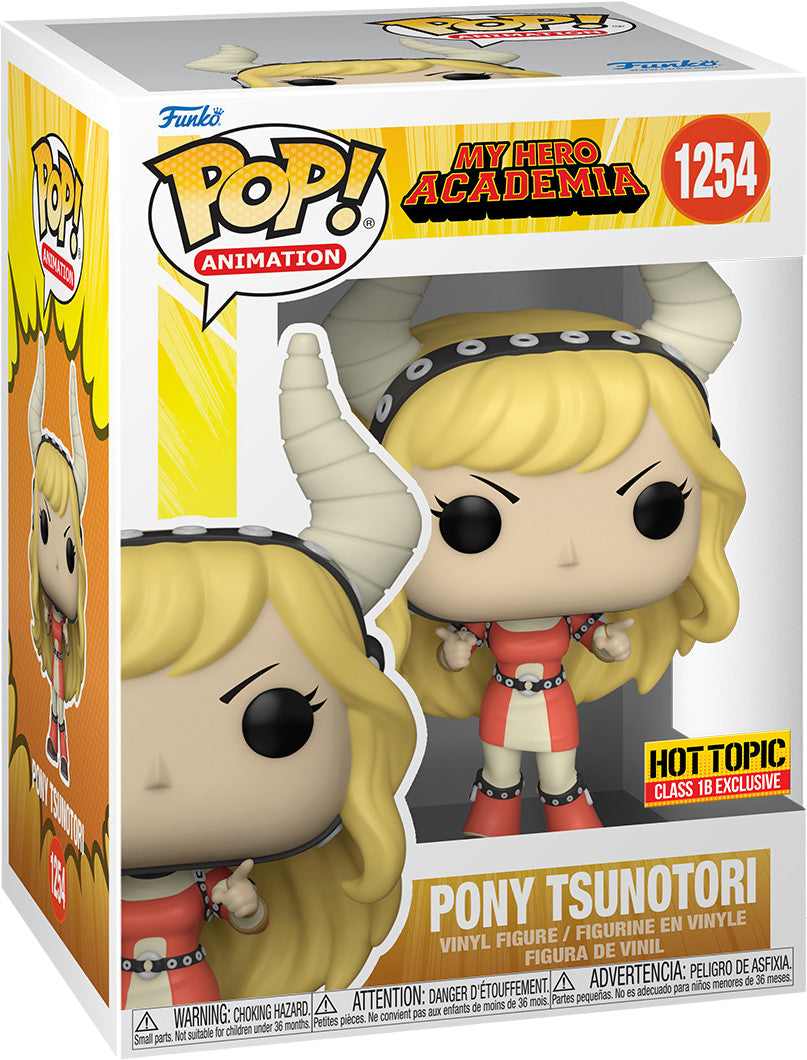 #1254 Pony Tsunotori HOT TOPIC My Hero Academia MHA Animation Funko Pop