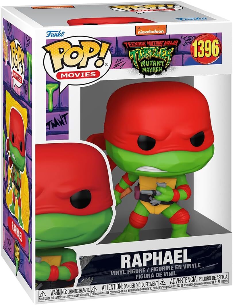 #1396 Raphael Teenage Mutant Ninja Turtles Movies Funko Pop