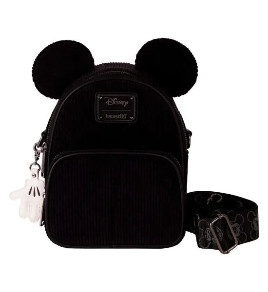 Loungefly x Disney - Disney 100 Mickey Mouse Corduroy Convertible Crossbody Bag