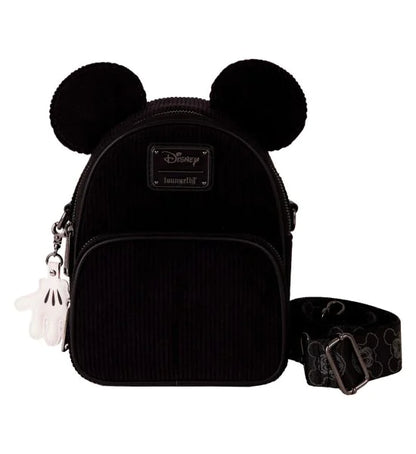 Loungefly x Disney - Disney 100 Mickey Mouse Corduroy Convertible Crossbody Bag
