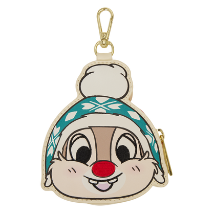 Mickey Mouse and Friends Holiday Snow Disney Loungefly Tote Bag with Coin Purse