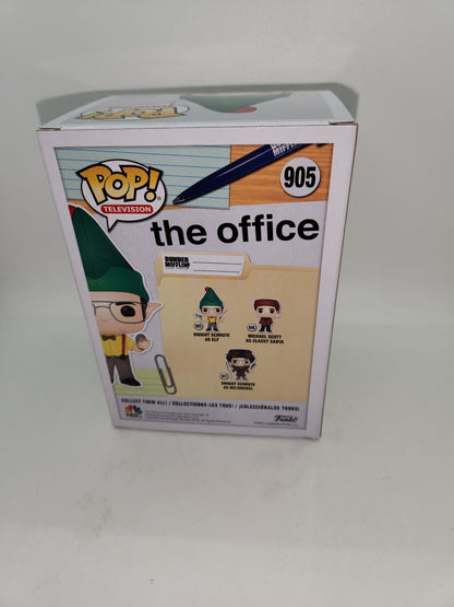 #905 Dwight Schrute As Elf The Office Television Funko Pop