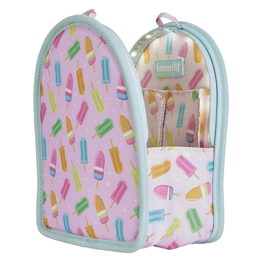 Loungefly Mini Backpack Insert Organiser Light Up Popsicles Pattern