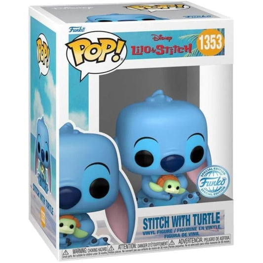 #1353 Stitch with Turtle Lilo & Stitch Disney Funko Pop