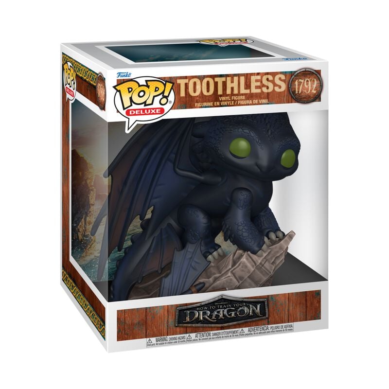 #1792 Toothless How To Train Your Dragon Deluxe Funko Pop