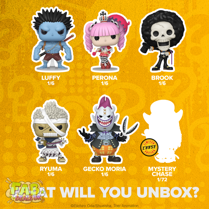 One Piece Anime Mystery Pop Blind Box with Chance of Chase Funko Pop Animation