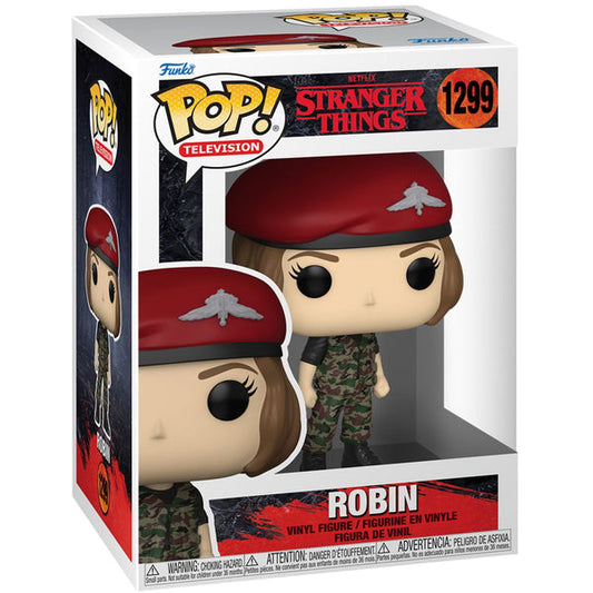#1299 Hunter Robin Stranger Things Television Funko Pop