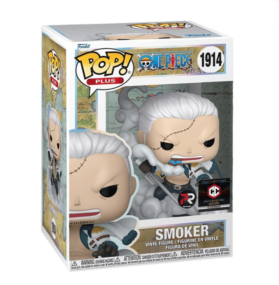 #1914 Smoker PRE RELEASE CHALICE COLLECTIBLES EXCLUSIVE One Piece Animation Plus Funko Pop