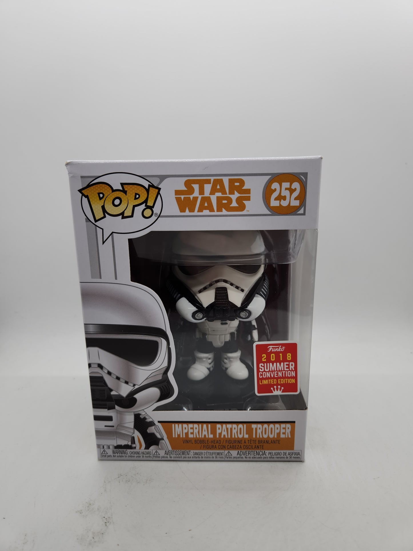 #252 Imperial Patrol Trooper 2018 SUMMER EXCLUSIVE Star Wars Funko Pop