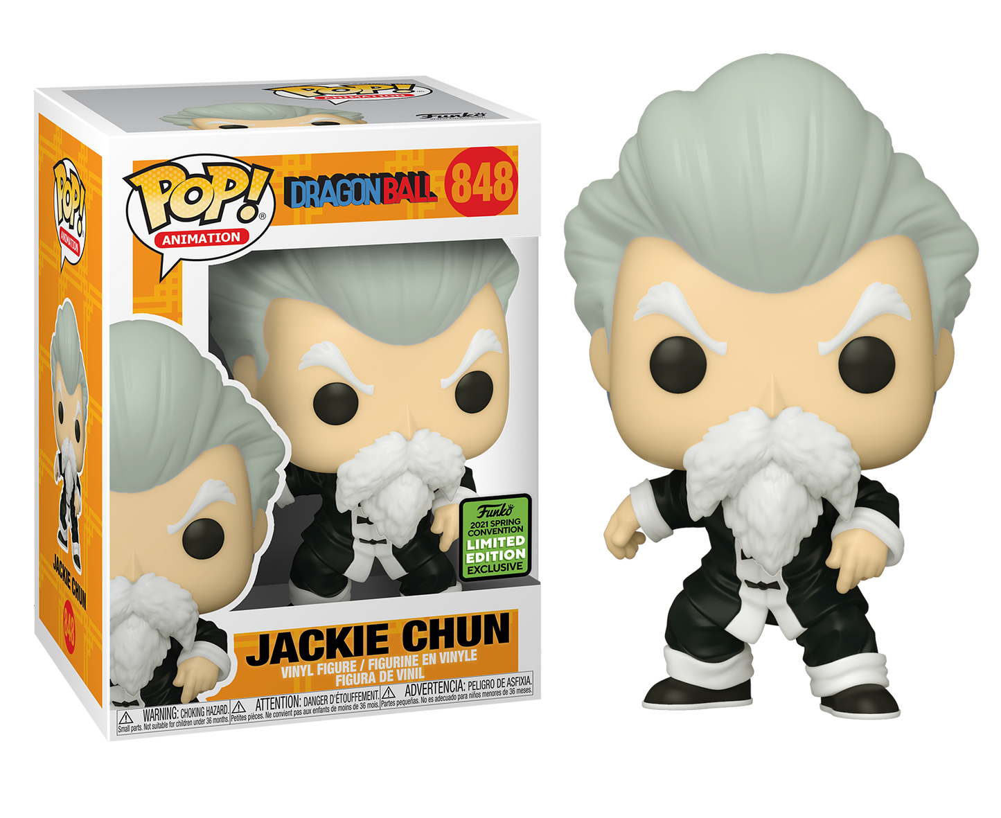 #848 Jackie Chun 2021 SPRING CONVENTION EXCLUSIVE Dragon Ball Animation Funko Pop