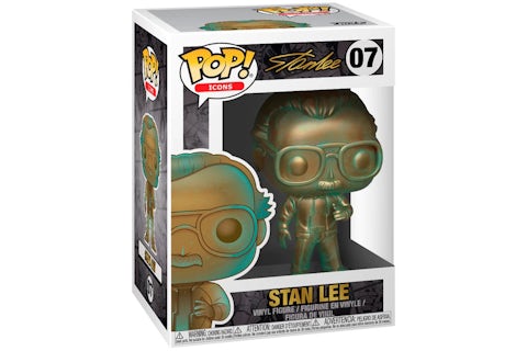 #07 Stan Lee Patina Marvel Icons Funko Pop