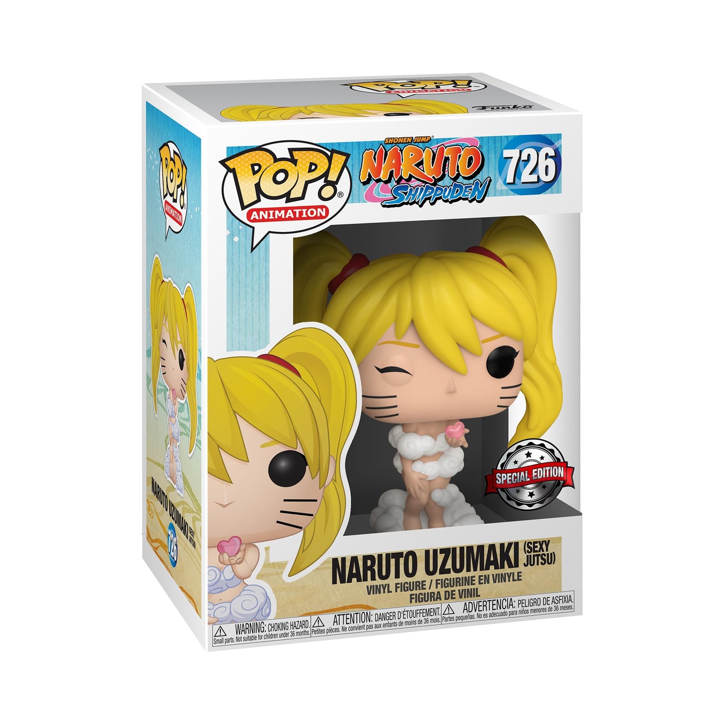 #726 Naruto Uzumaki Sexy Jutsu Naruto Shippuden Animation Funko Pop