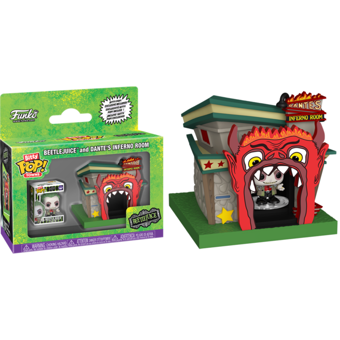 Beetlejuice Dante's Inferno Room Horror Bitty Pop Deluxe Town Individual Funko