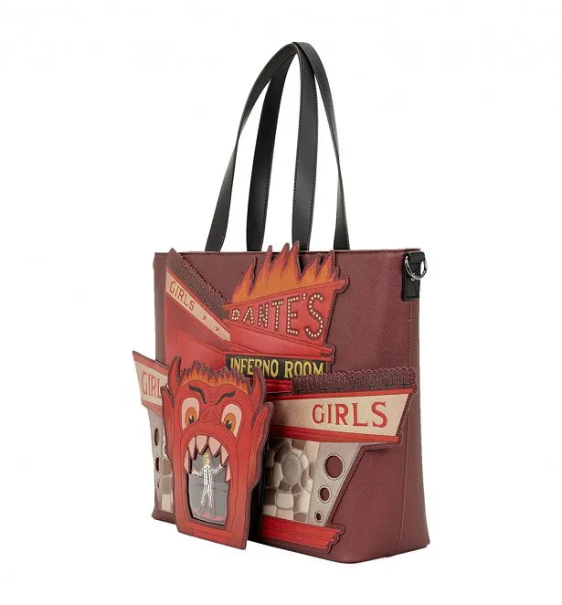 Beetlejuice Dante's Inferno Room Loungefly Tote Bag