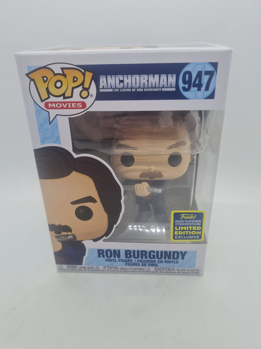 #947 Ron Burgundy 2020 SUMMER CONVENTION Anchorman Movies Funko Pop