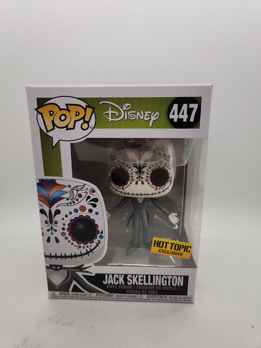 #447 Jack Skellington HOT TOPIC EXCLUSIVE Disney Funko Pop