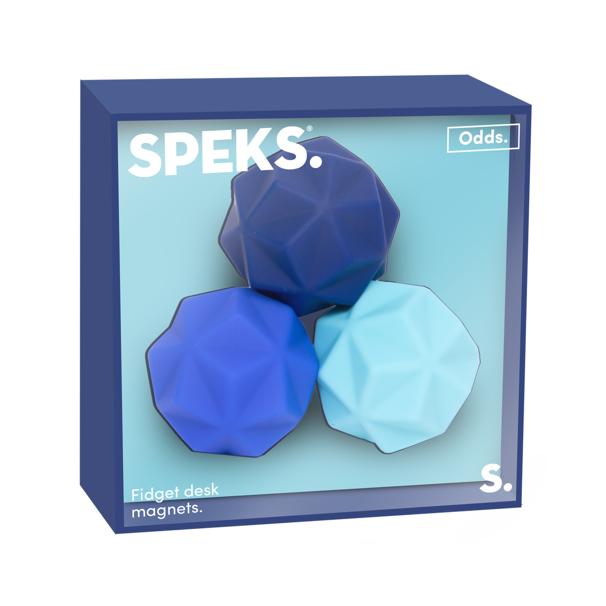 Speks Odds - Blue Peaks 3-Pack Fidget Magnets