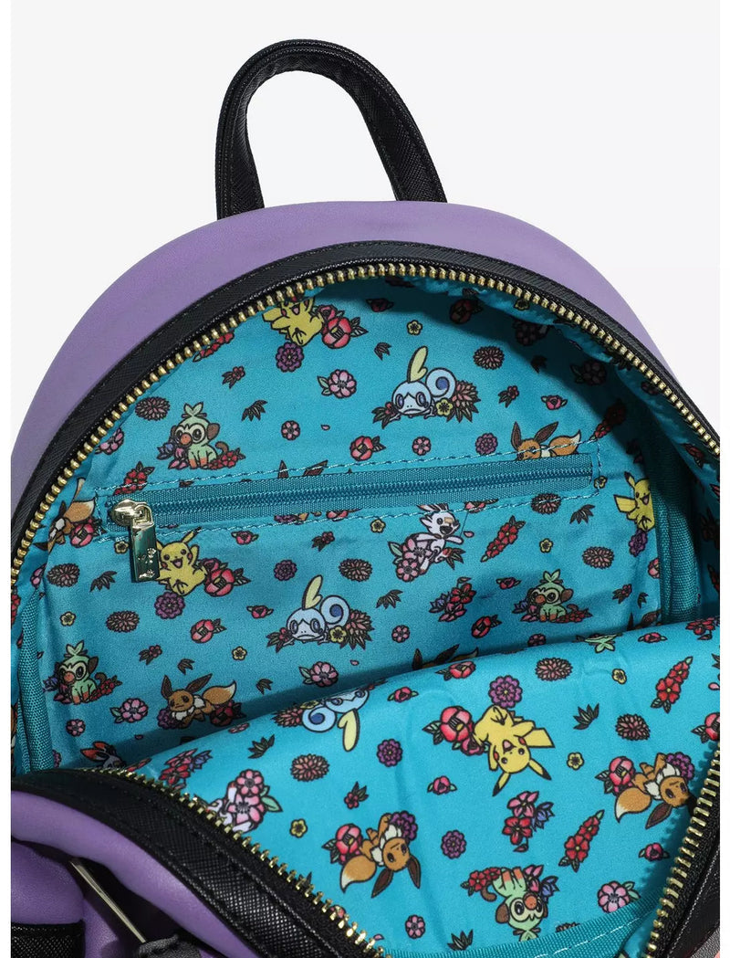 Gengar Pokemon Floral Characters Loungefly Mini Backpack
