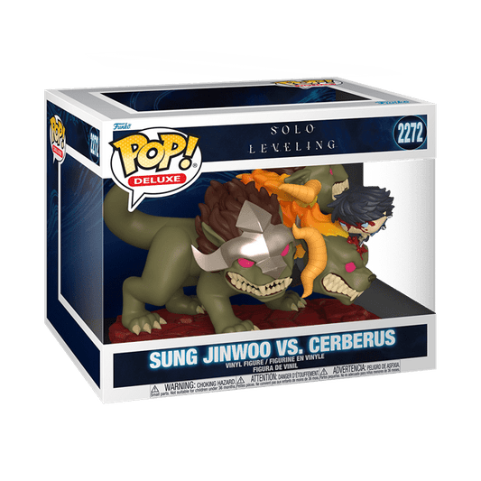 #2272 Sung Jinwoo Vs Cerberus Oversized Solo Levelling Animation Funko Pop