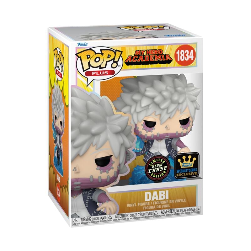 #1834 Dabi GLOW CHASE Specialty Series My Hero Academia MHA Animation Funko Pop