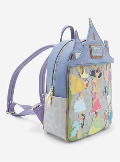 Disney Princess Climbing Castle Loungefly Mini Backpack - BoxLunch Exclusive