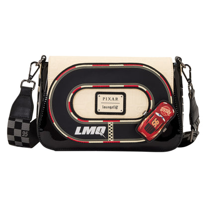 Cars Lightening McQueen Disney Pixar Crossbody Loungefly Bag with Moving Car