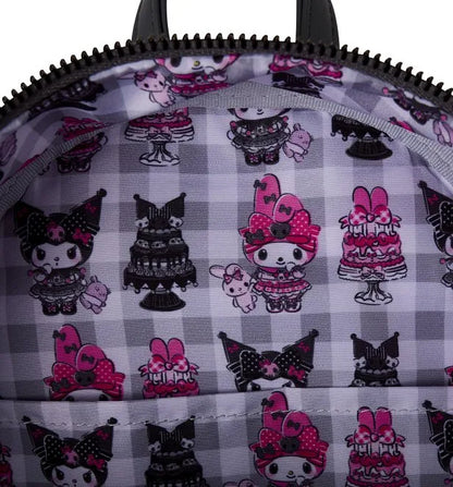 Sanrio My Melody And Kuromi Cake Loungefly Mini Backpack