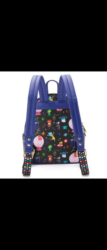 Inside Out 2 All Over Print AOP Disney Parks Loungefly Mini Backpack