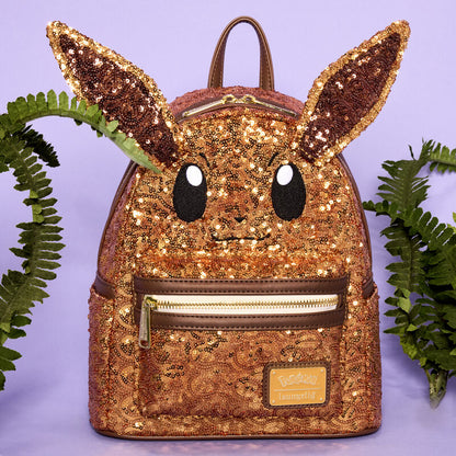 Eevee Sequin Cosplay Pokemon Loungefly Mini Backpack