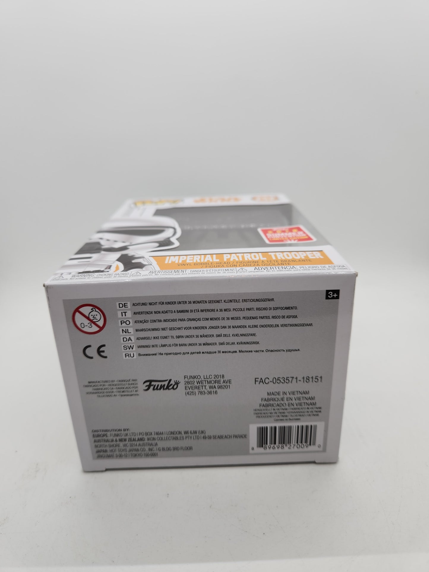 #252 Imperial Patrol Trooper 2018 SUMMER EXCLUSIVE Star Wars Funko Pop