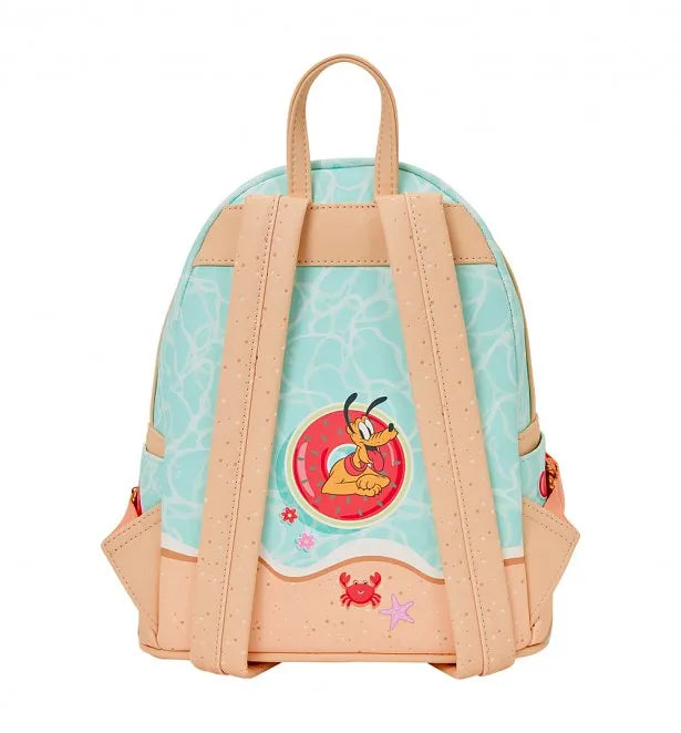 Mickey and Minnie Beach Fun Disney Loungefly Mini Backpack