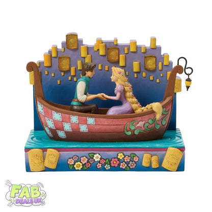 A Dream Come True (Tangled Boat with LED Lanterns) - Disney Traditions Ornament by Jim Shore