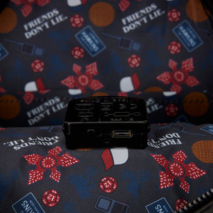 Stranger Things Characters 10th Anniversary Light Up Netflix Loungefly Mini Backpack