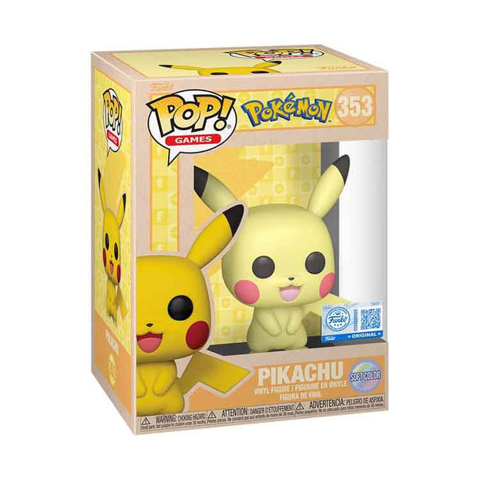 #353 Pikachu (Soft Colour) Pokemon Games Funko Pop