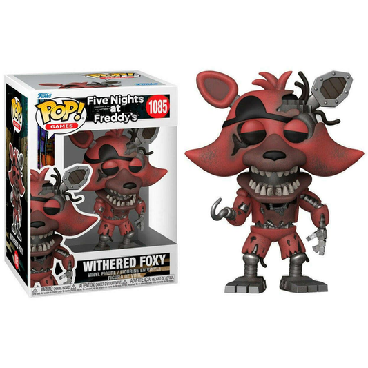 #1085 Withered Foxy Five Nights At Freddy's Games Funko Pop