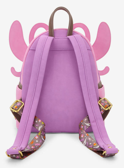 Disney Lilo & Stitch Angel Pumpkin Glow Mini Backpack Loungefly Bag