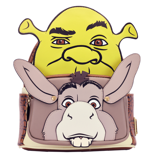 Shrek and Donkey Cosplay Dreamworks Loungefly Mini Backpack