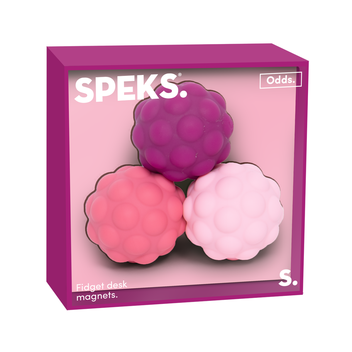 Speks Odds - Purple Bumps 3-Pack Fidget Magnets
