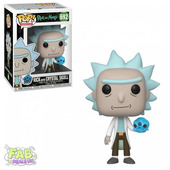 #692 Rick With Crystal Skull Rick and Morty Animation Funko Pop