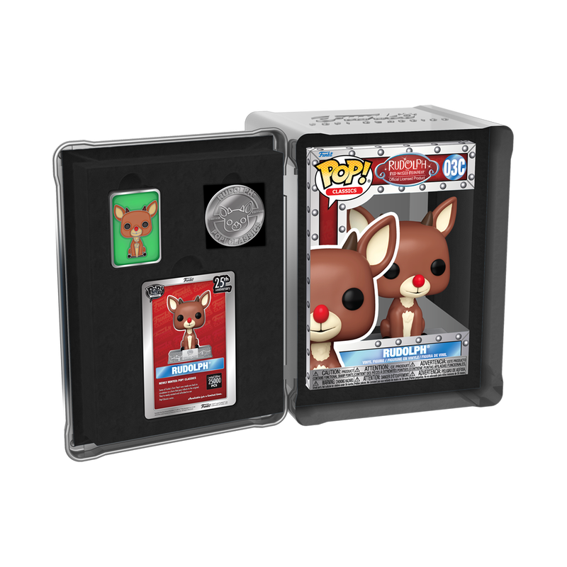 Rudolph Classics Vault Tin Christmas Funko Pop Collectors Set 25000pcs