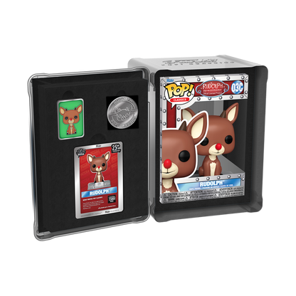 Rudolph Classics Vault Tin Christmas Funko Pop Collectors Set 25000pcs
