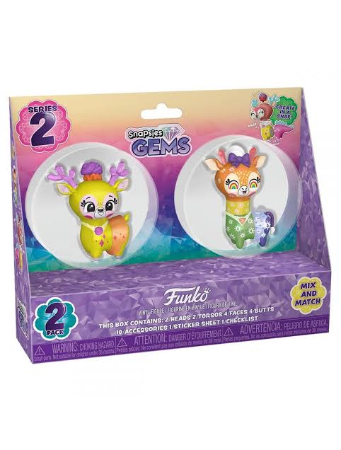 Funko Snapsies Gems 2 Pack Lemon and Rainbow Series 2 Spring