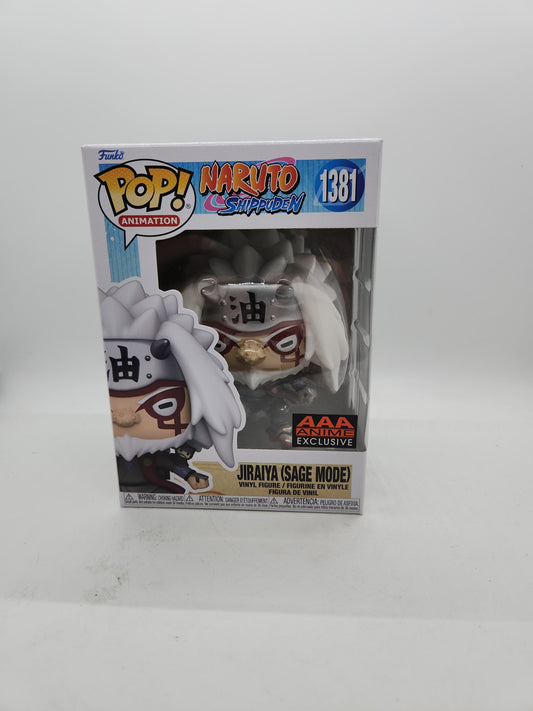 #1381 Jiraiya (Sage Mode) AAA EXCLUSIVE Naruto Shippuden Animation Funko Pop