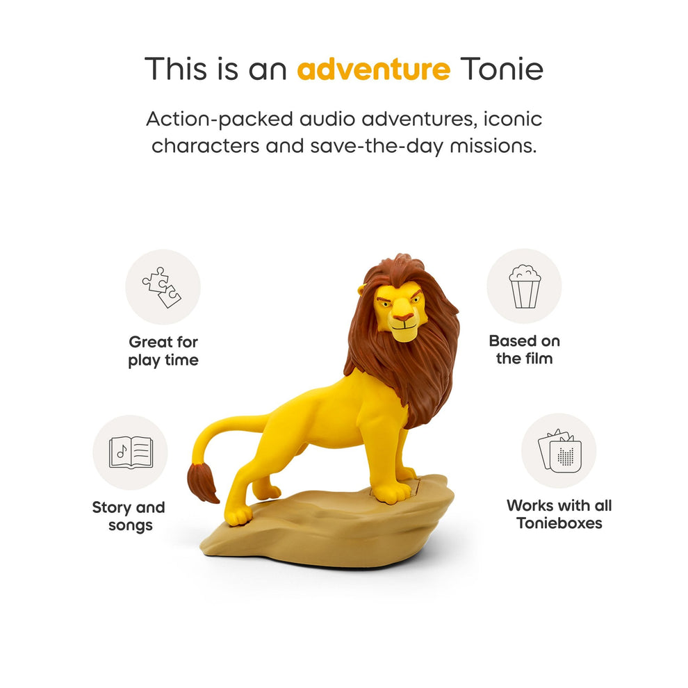 Toniebox 2 Sunset Red ToniePlay Bundle - Lion King Tonies