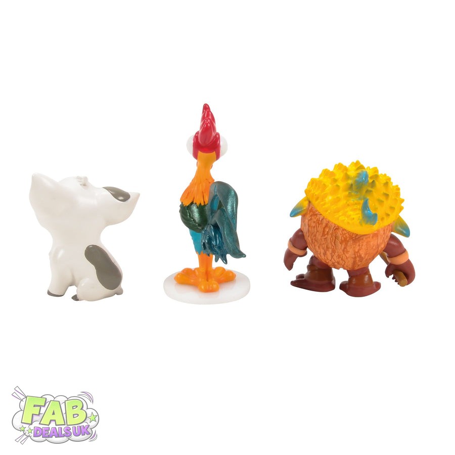 Moana Movie Mini Figurines Ornament (Set of 3) by Disney Showcase