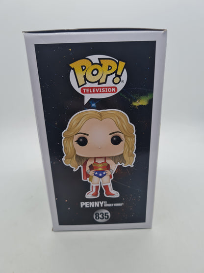 #835 Penny As Wonder Woman 2019 SUMMER CONVENTION The Big Bang Theory Television Funko Pop