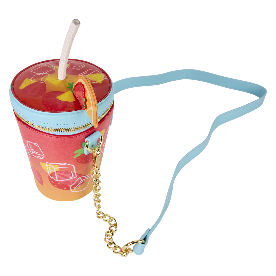 Disney Loungefly Tropical Drink Crossbody Bag