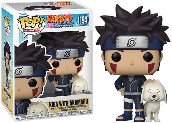 #1194 Kiba with Akamaru Naruto Shippuden Animation Funko Pop