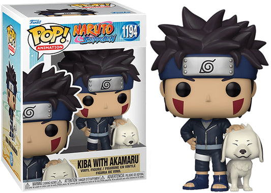 #1194 Kiba with Akamaru Naruto Shippuden Animation Funko Pop